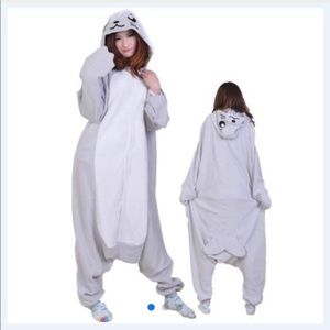 Seal onesie costume/pajamas unisex
